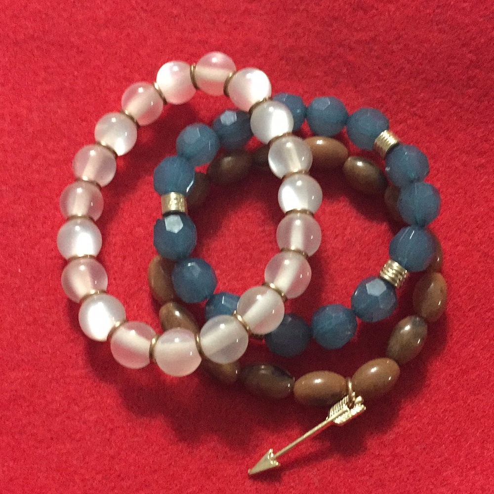 Stretch bracelet set